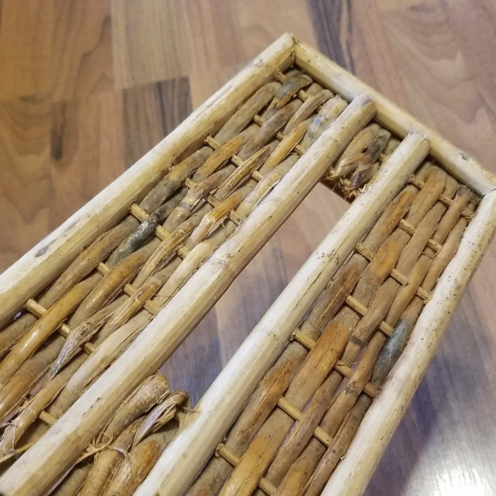 Bamboo Rattan Tissue Box Cover